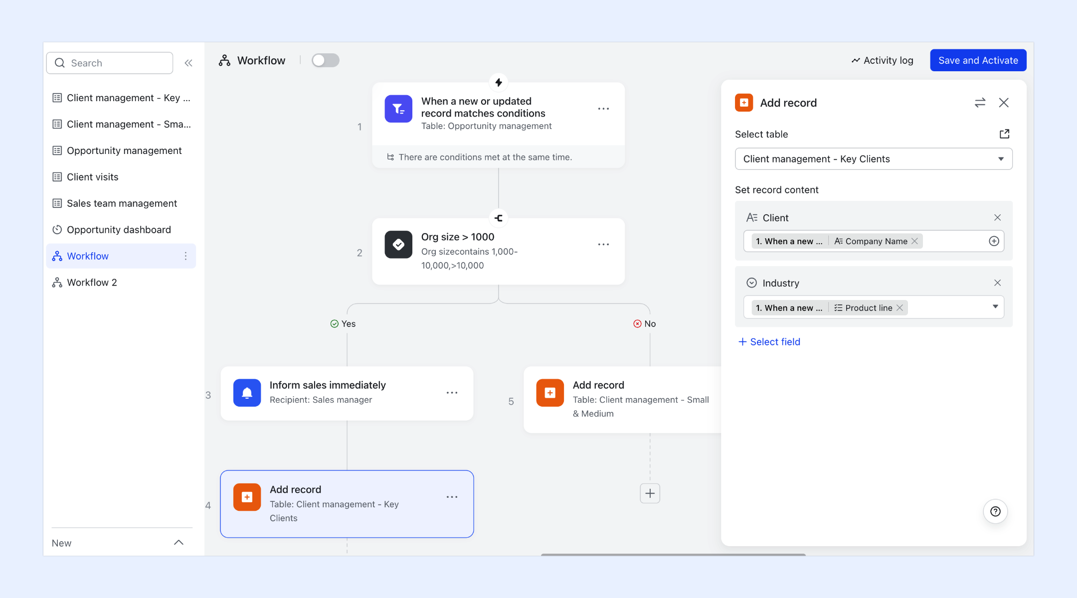 Drag-and-drop canvas supports instant and flexible setup