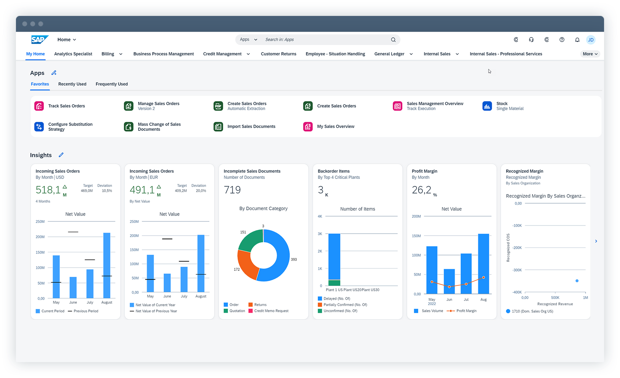 SAP S/4HANA enterprise-grade ERP platform
