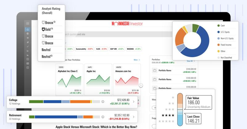 Morningstar Investor deep portfolio research interface