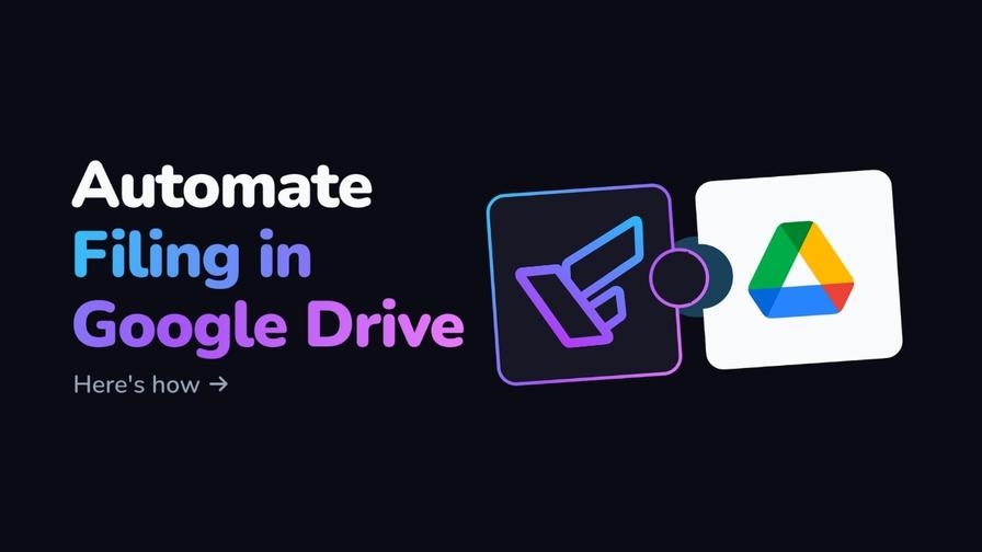 Filently automatically recognizes, renames, and files incoming business documents inside an existing Google Drive folder structure.