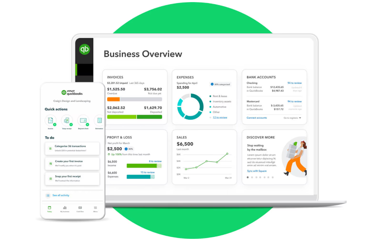 QuickBooks workingspace