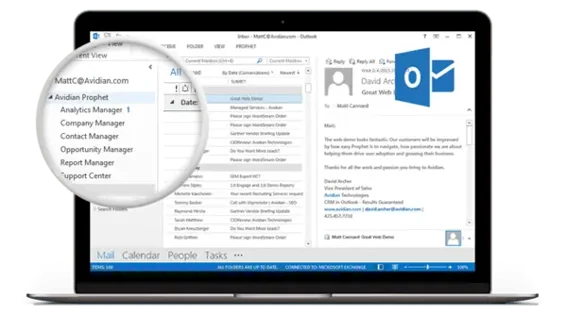 HubSpot CRM with outlook