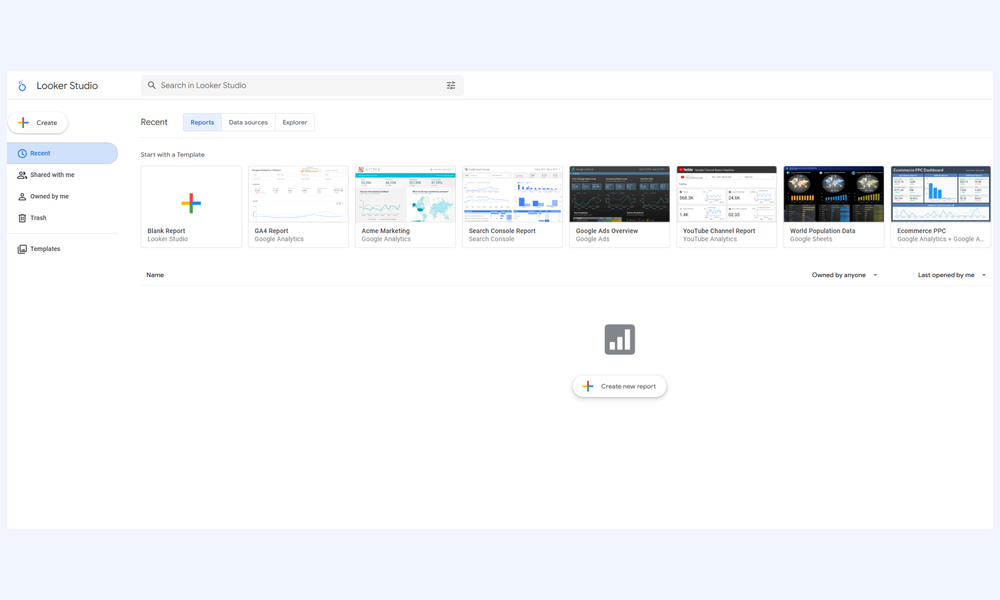 Looker Studio free business reporting dashboard tool