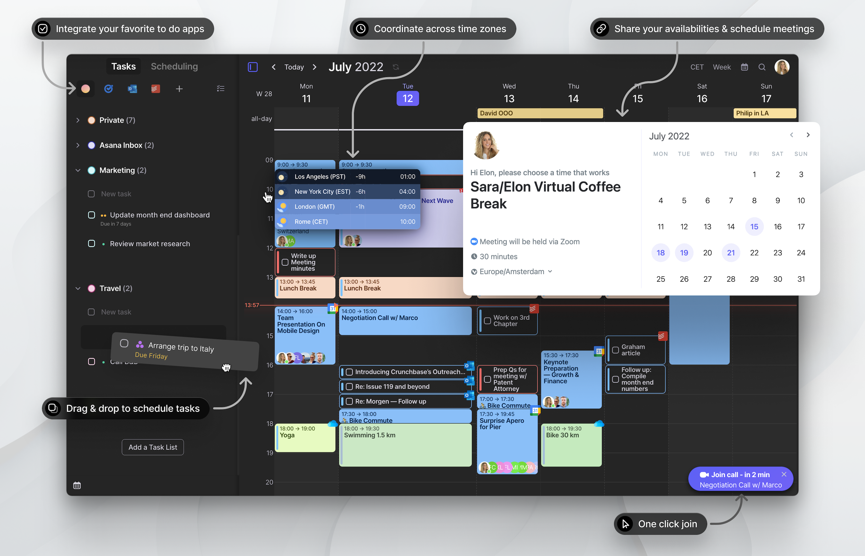 Morgen: unified calendar platform