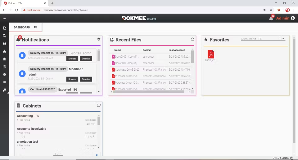 Dokmee is a document management platform
