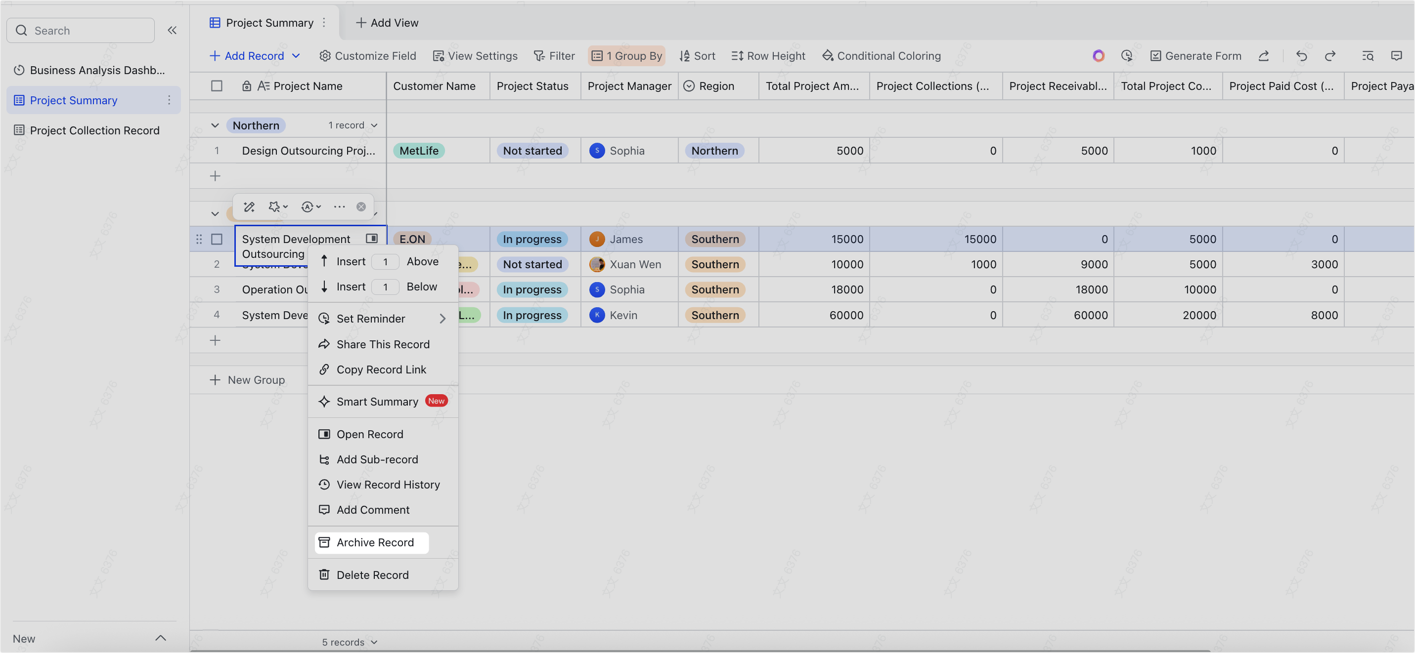 Archive records in Base (up to 1 million records)