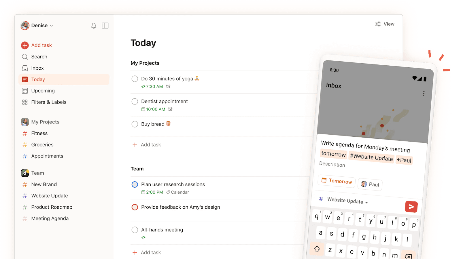 A to-do list to organize your work and life