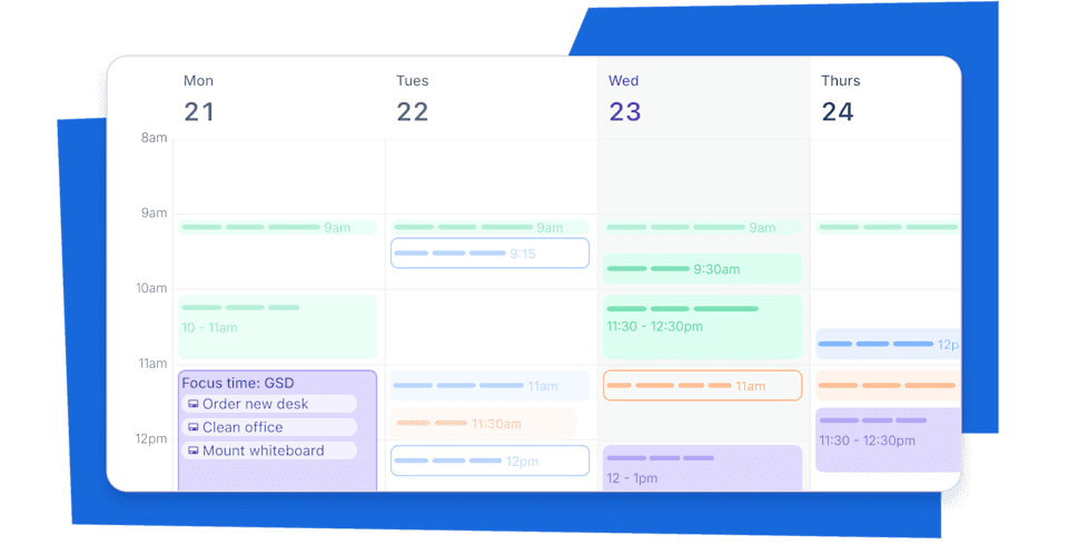 Visual planner of Trello 