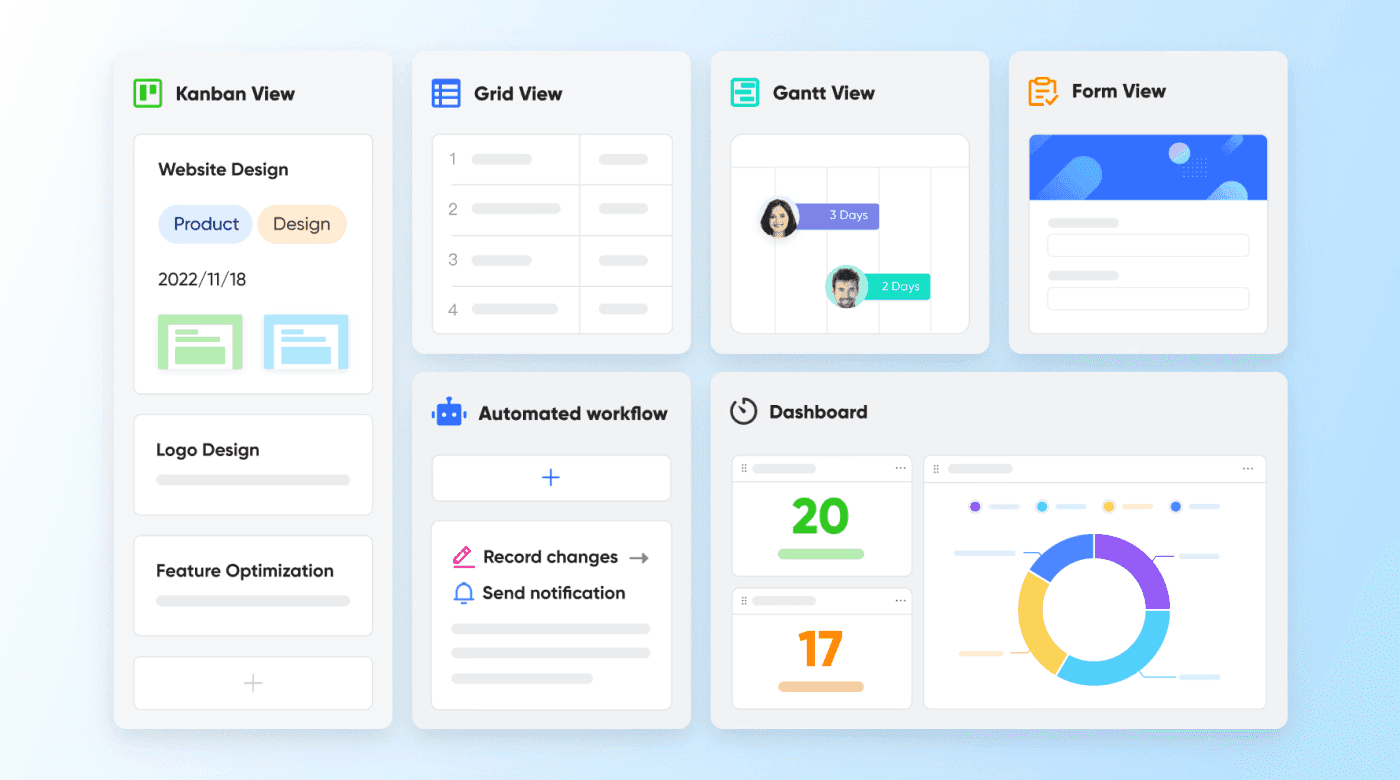 Lark Base tool for hybrid collaboration