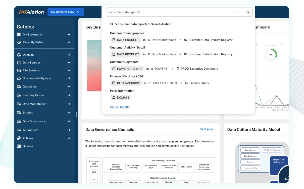 Alation: Best for enterprise data discovery and intelligence