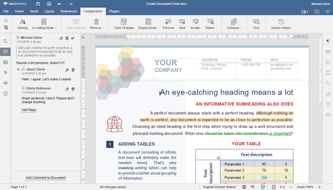 OnlyOffice is an open-source platform