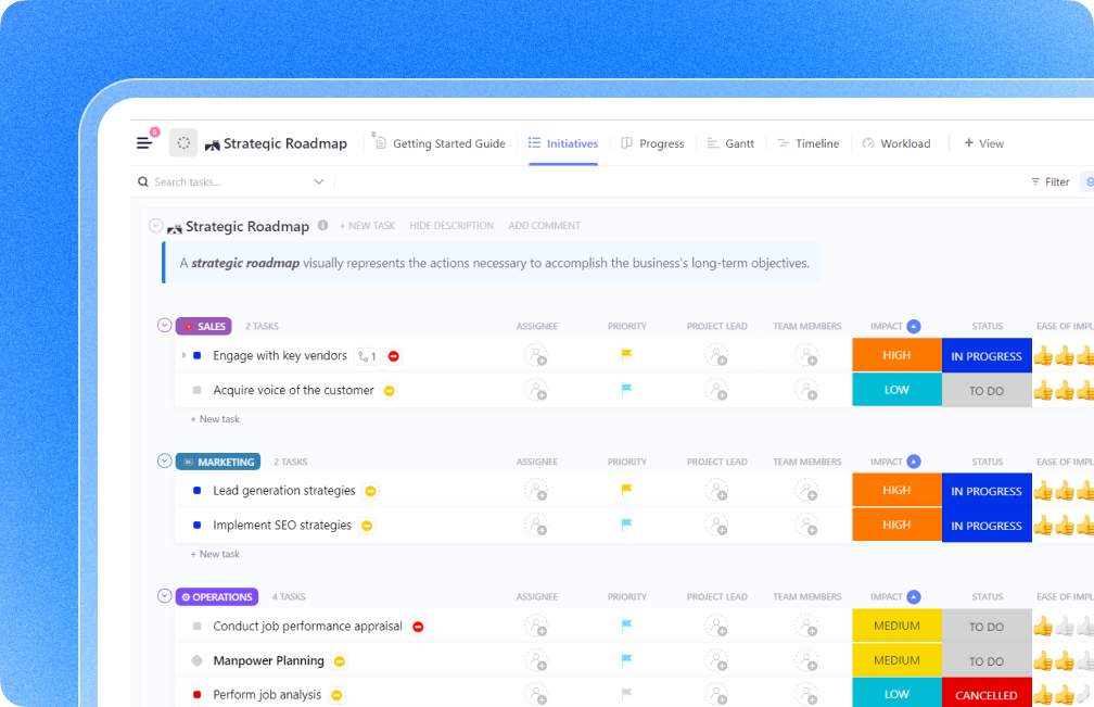 ClickUp: Customizable task management application