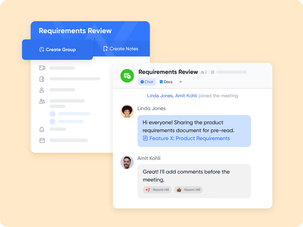 Lark creates a cross-functional platform