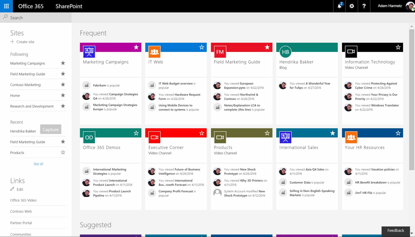 An image showing Microsoft SharePoint