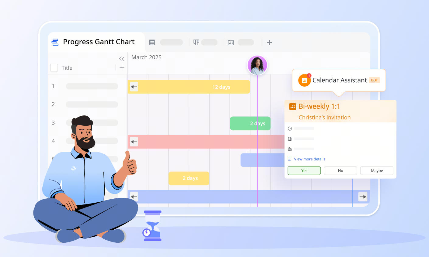 Time management in Lark