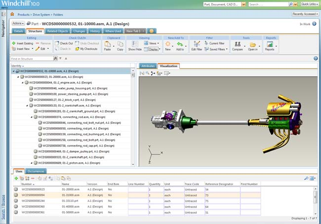 PTC Windchill product lifecycle management software
