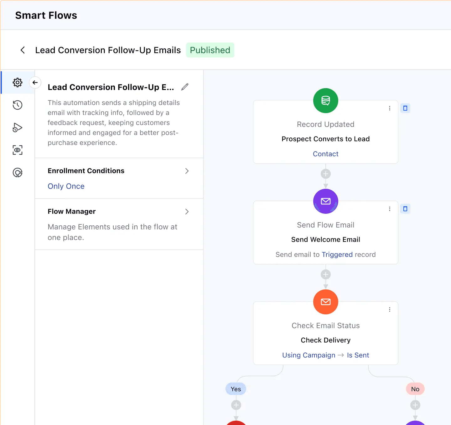 Salesmate CRM interface