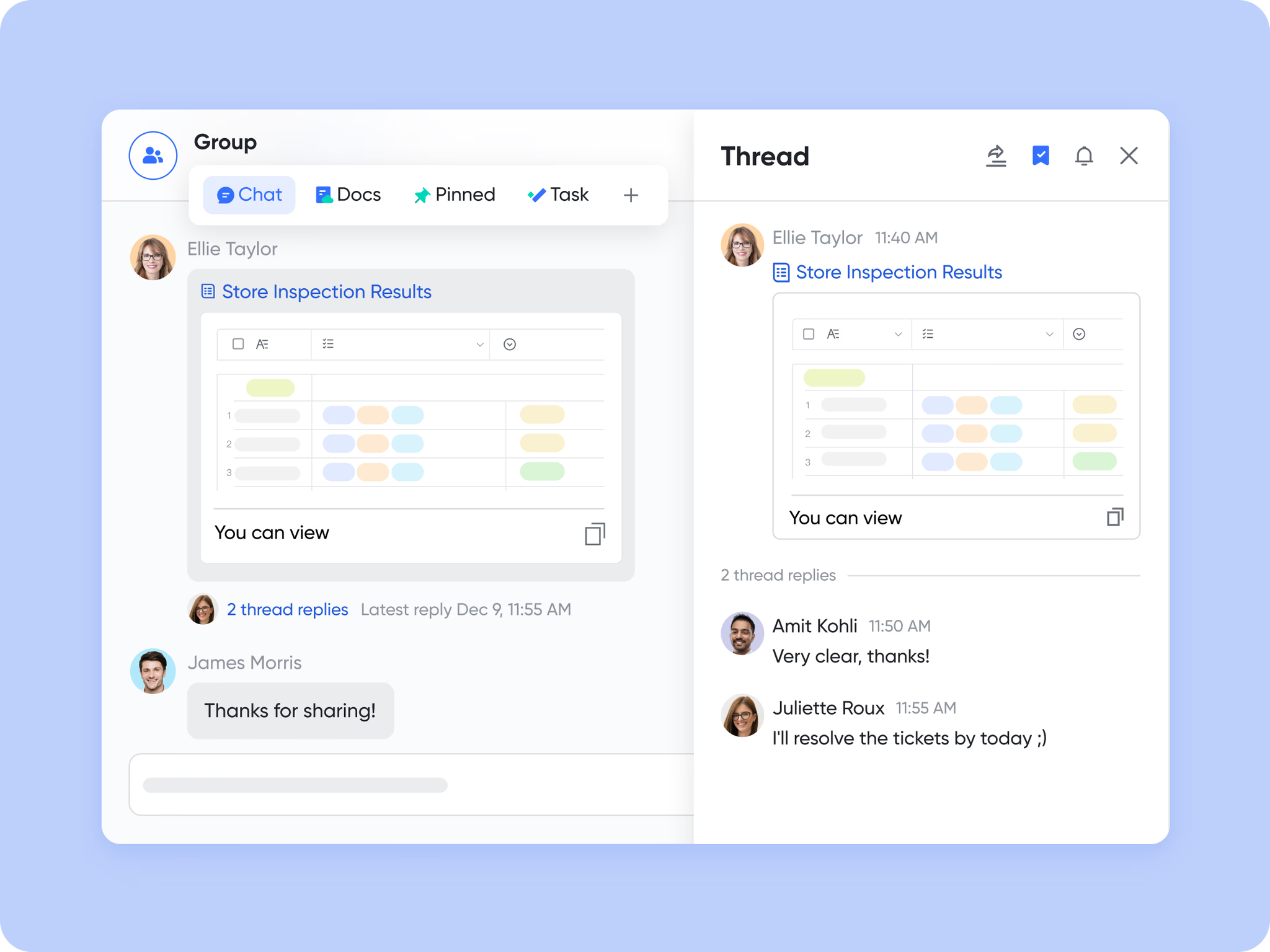 Lark Messenger for knowledge sharing