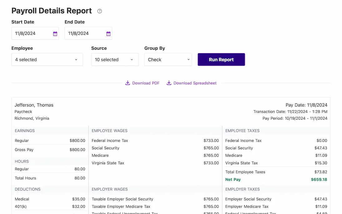 Patriot Payroll is an affordable software payroll system