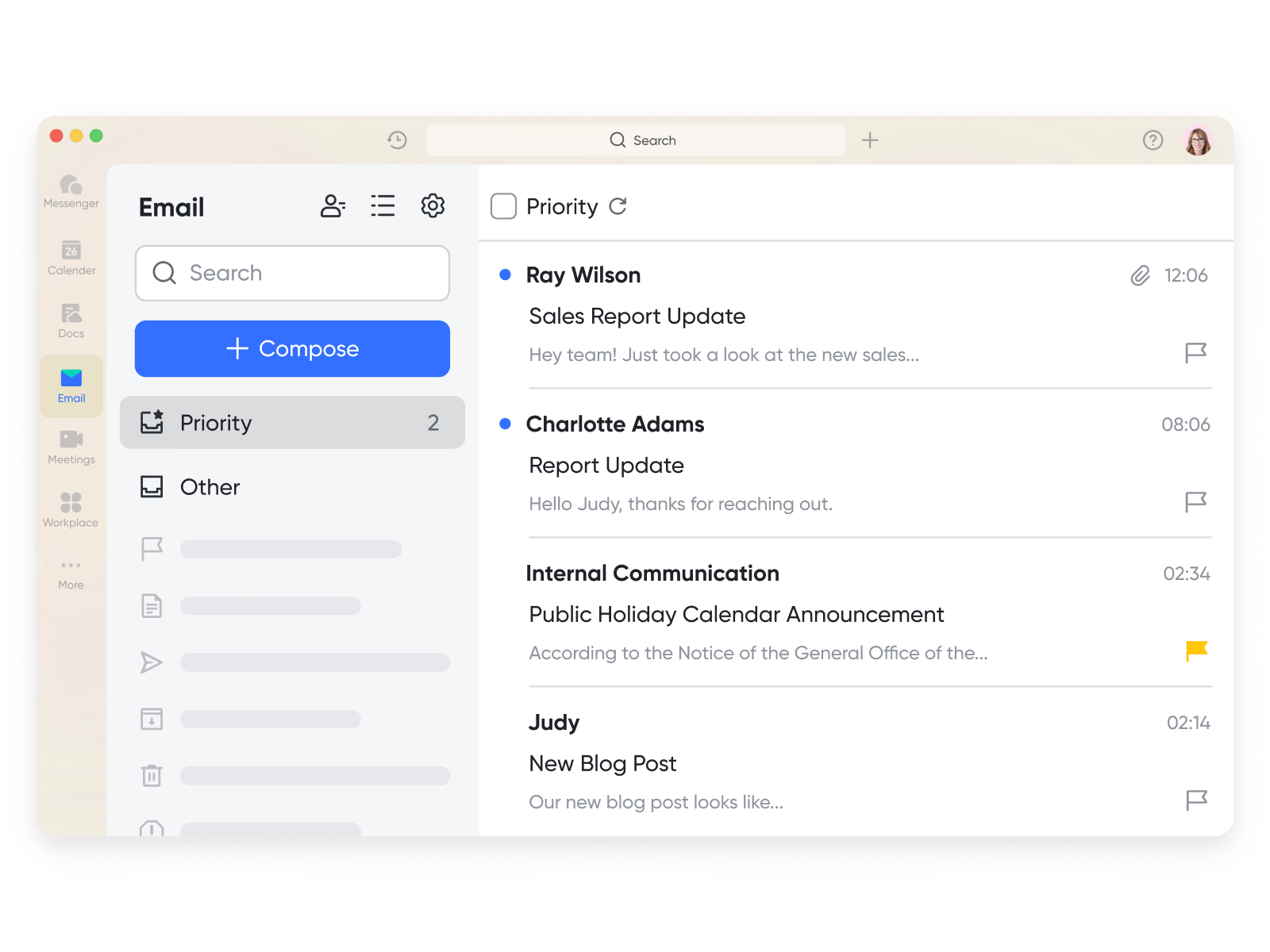 Lark Mail for instant and smart email marketing