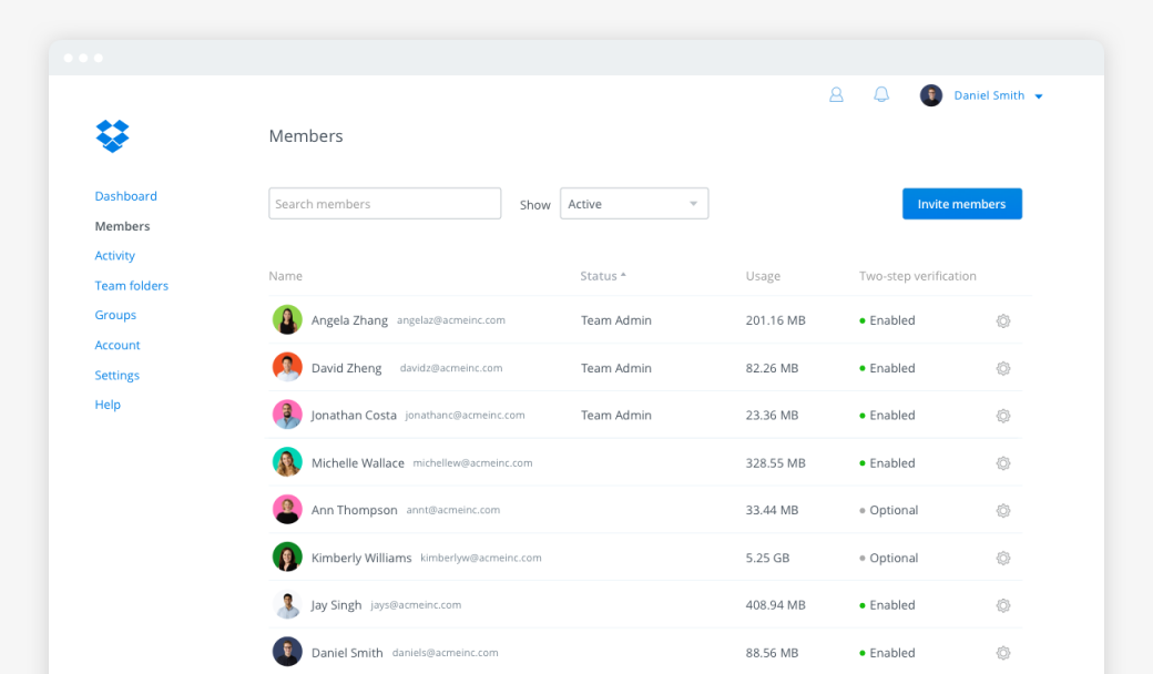 An image showing Dropbox Business