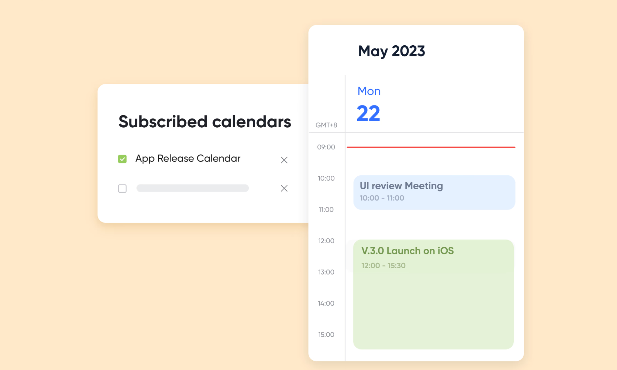 Organization-wide public calendars