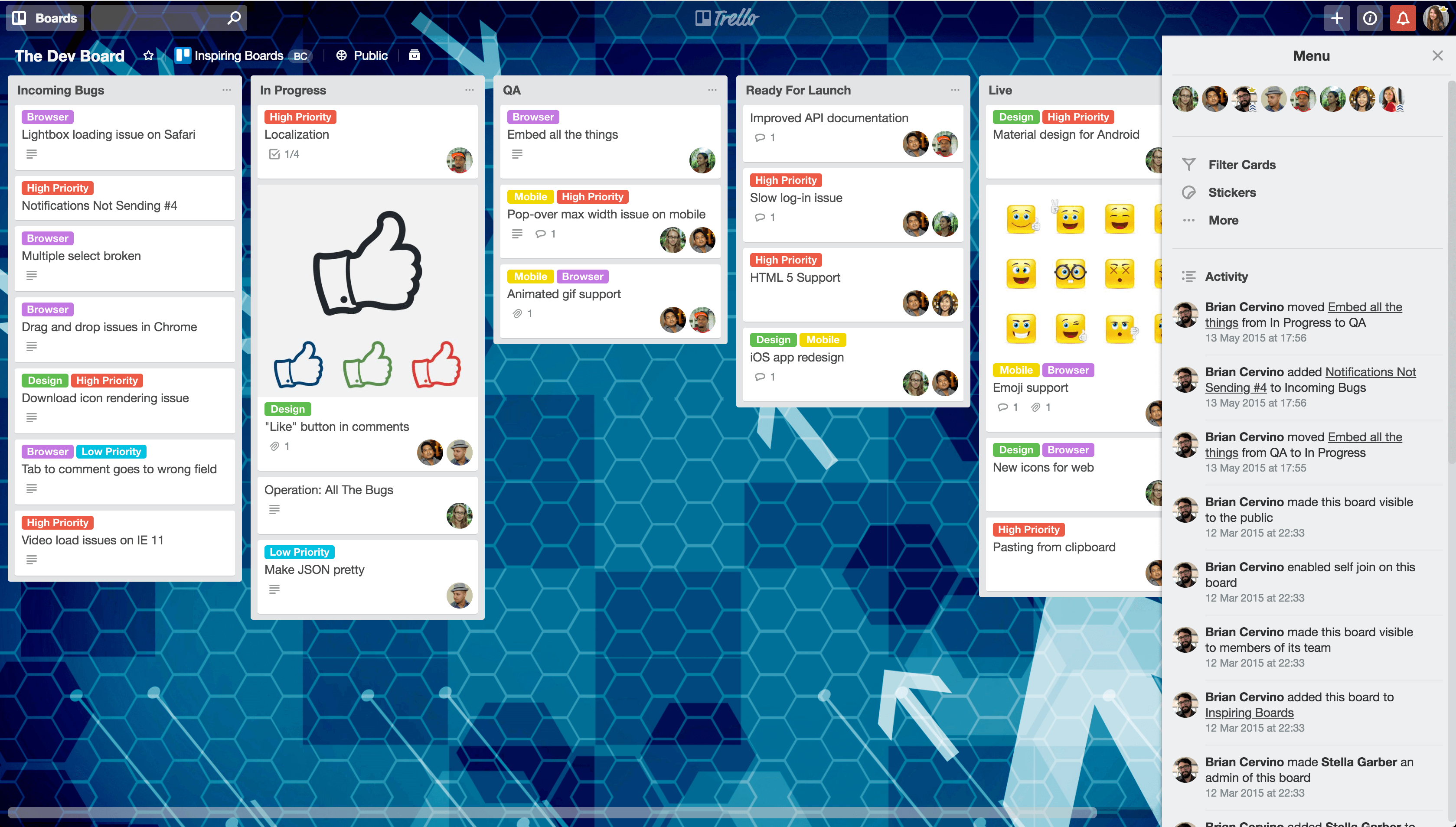 Trello: Lightweight Kanban collaboration tool