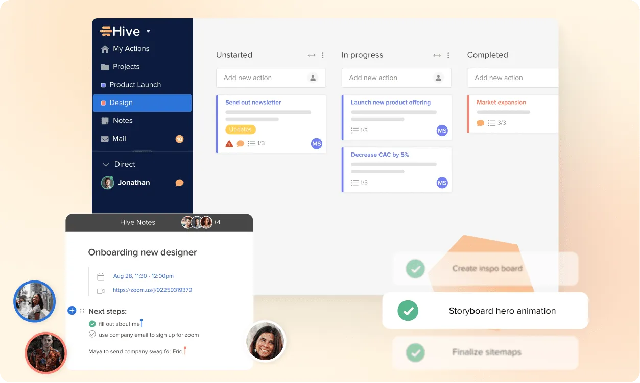 Hive is a modern work collaboration software platform