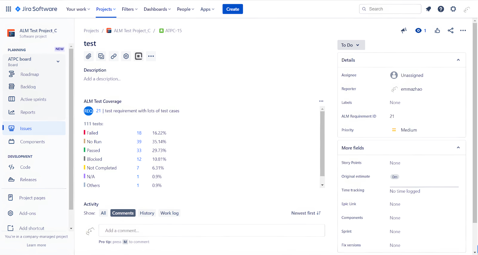 Jira agile issue tracking software