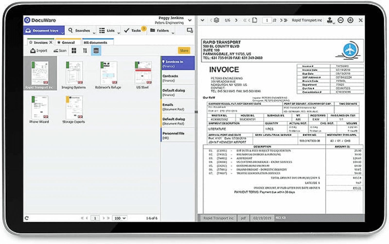 enterprise document management in DocuWare