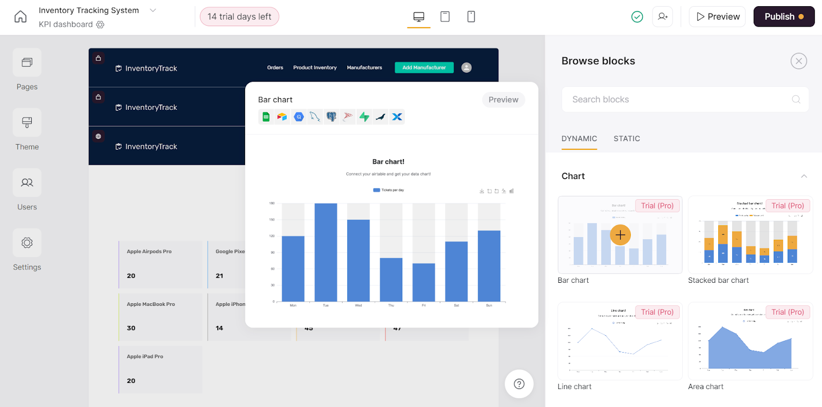 Softr no-code client portal