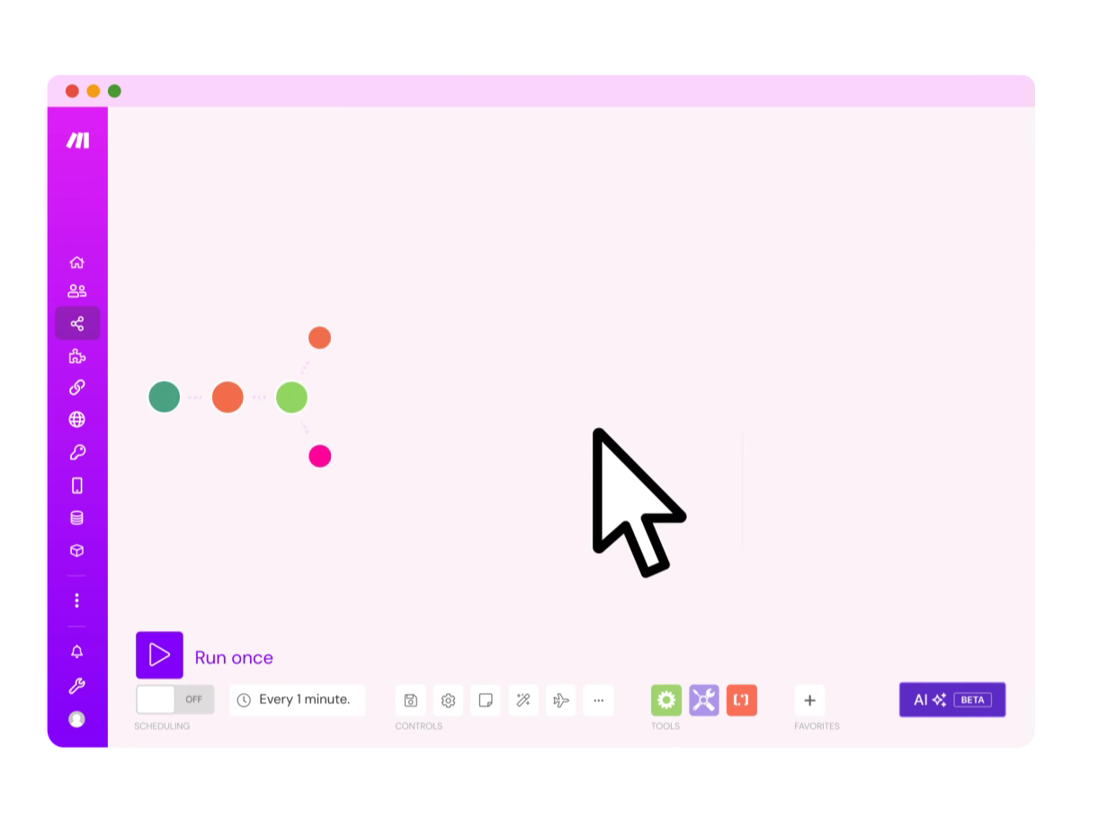 Make for smart workflow builder