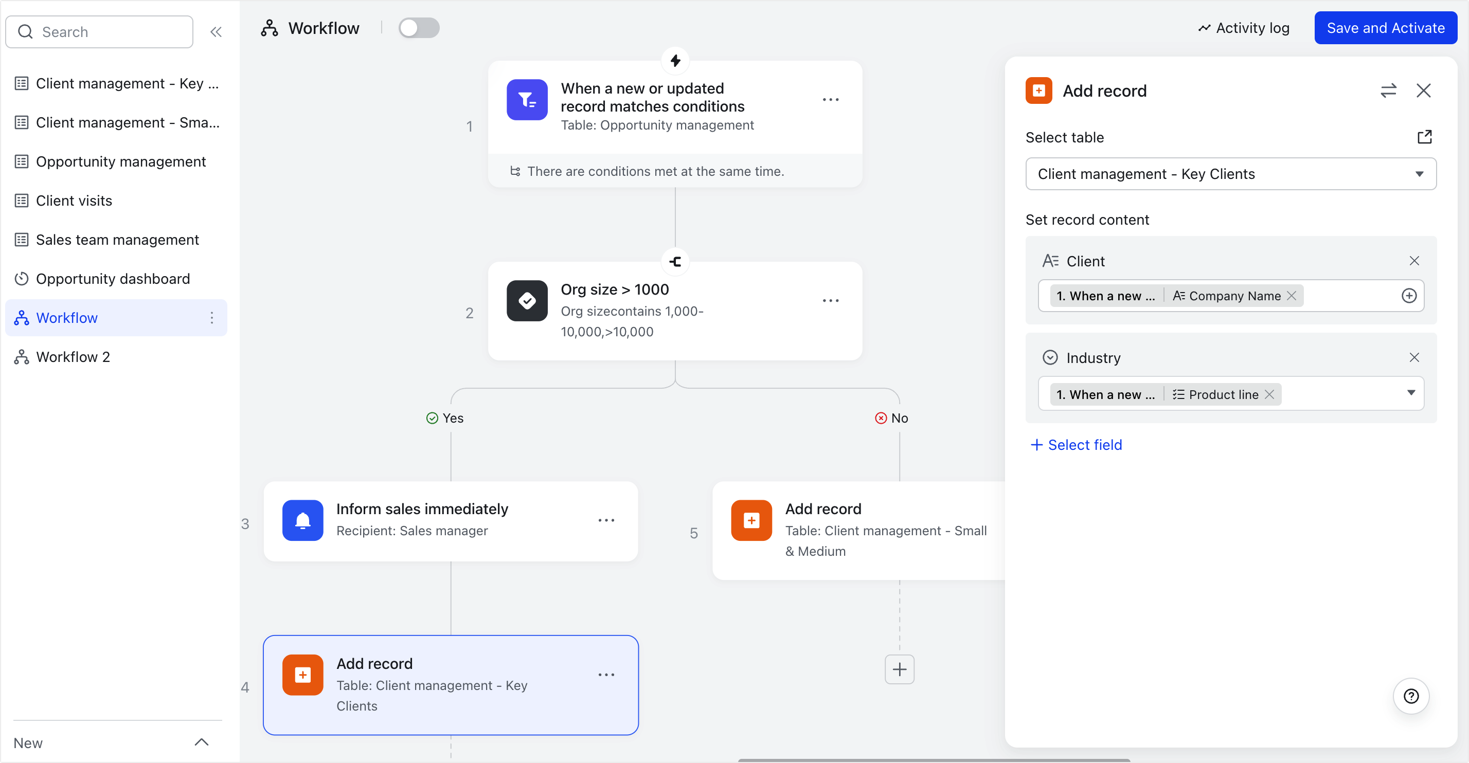 Lark workflow