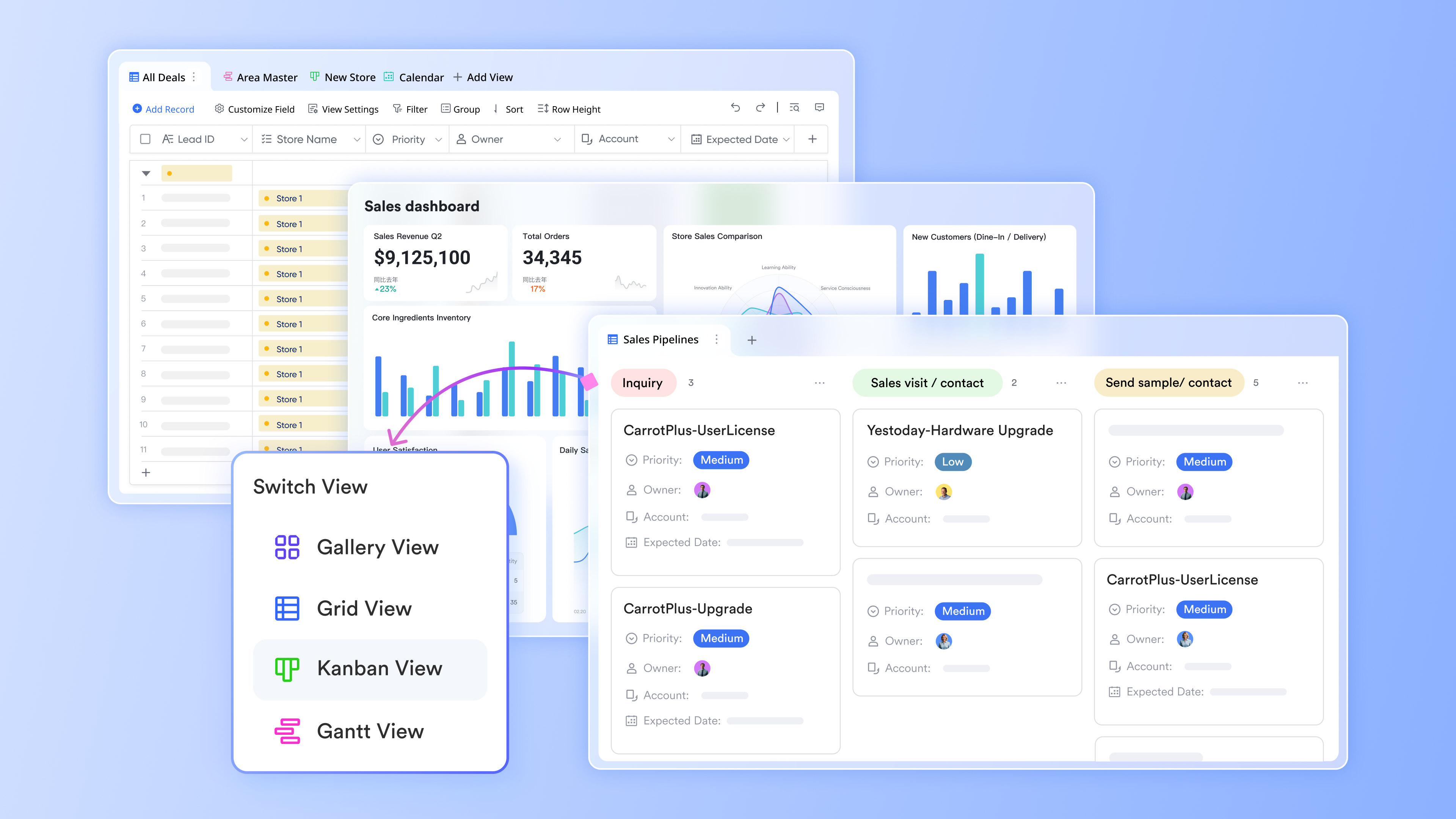 Lark CRM: AI-powered lead generation and team collaboration