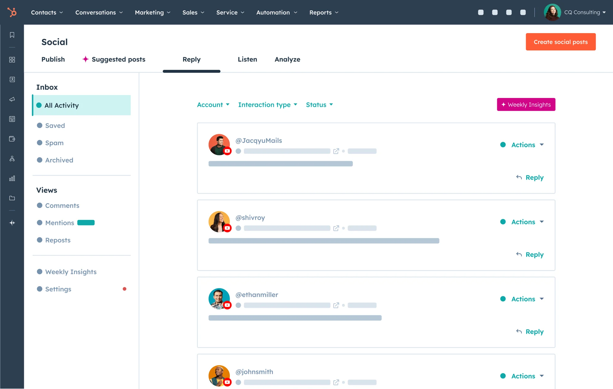 HubSpot for inbound marketing