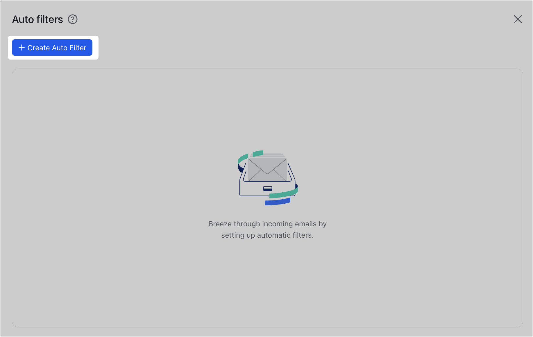 Create and manage auto filters
