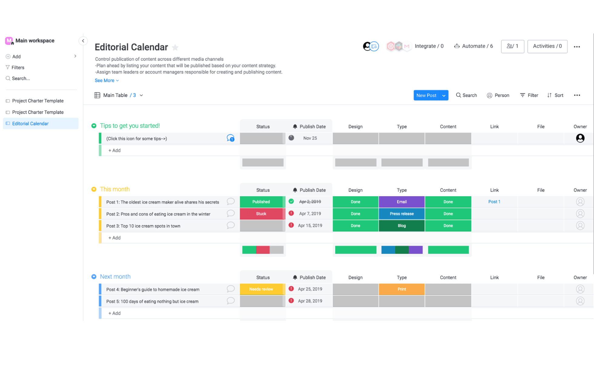  Monday workflow management overview