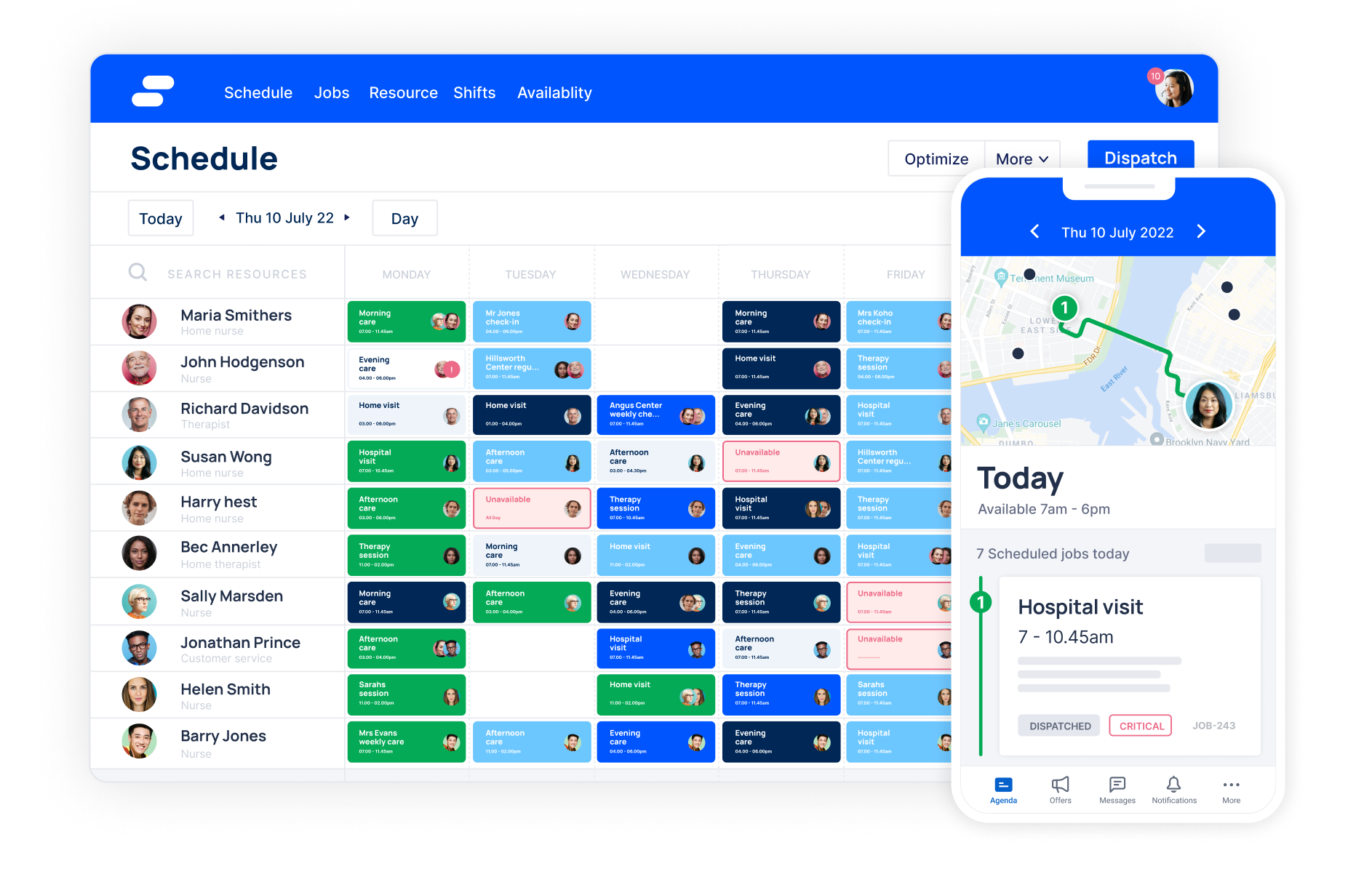 Skedulo: Field workforce scheduling software