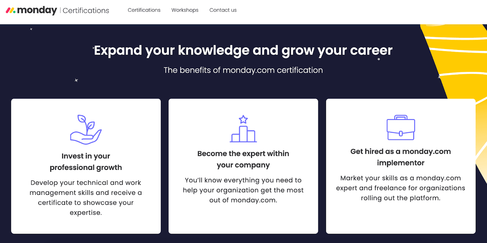 Monday.com certification