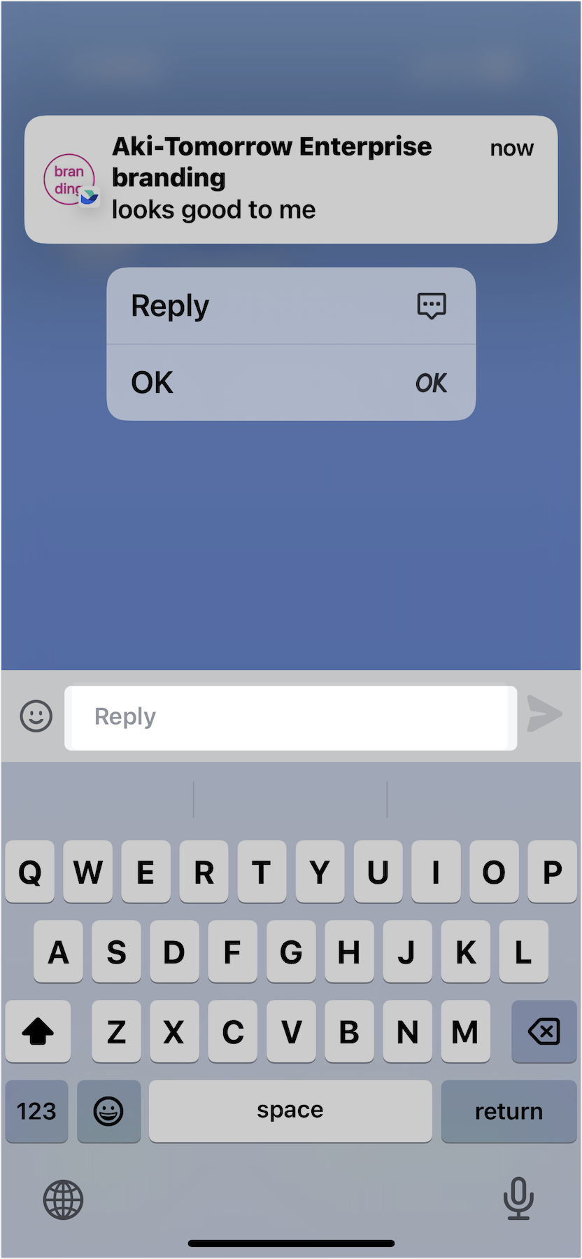 Receive notifications from other accounts through your mobile device