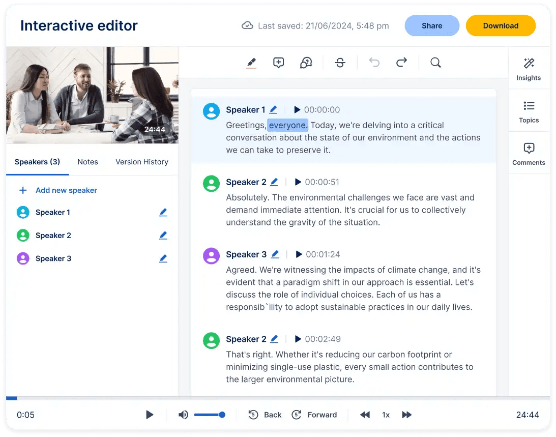 GoTranscript’s AI-powered transcription