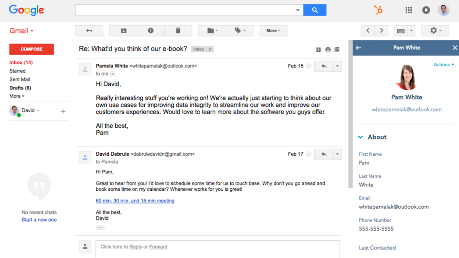 Gmail integration with HubSpot CRM