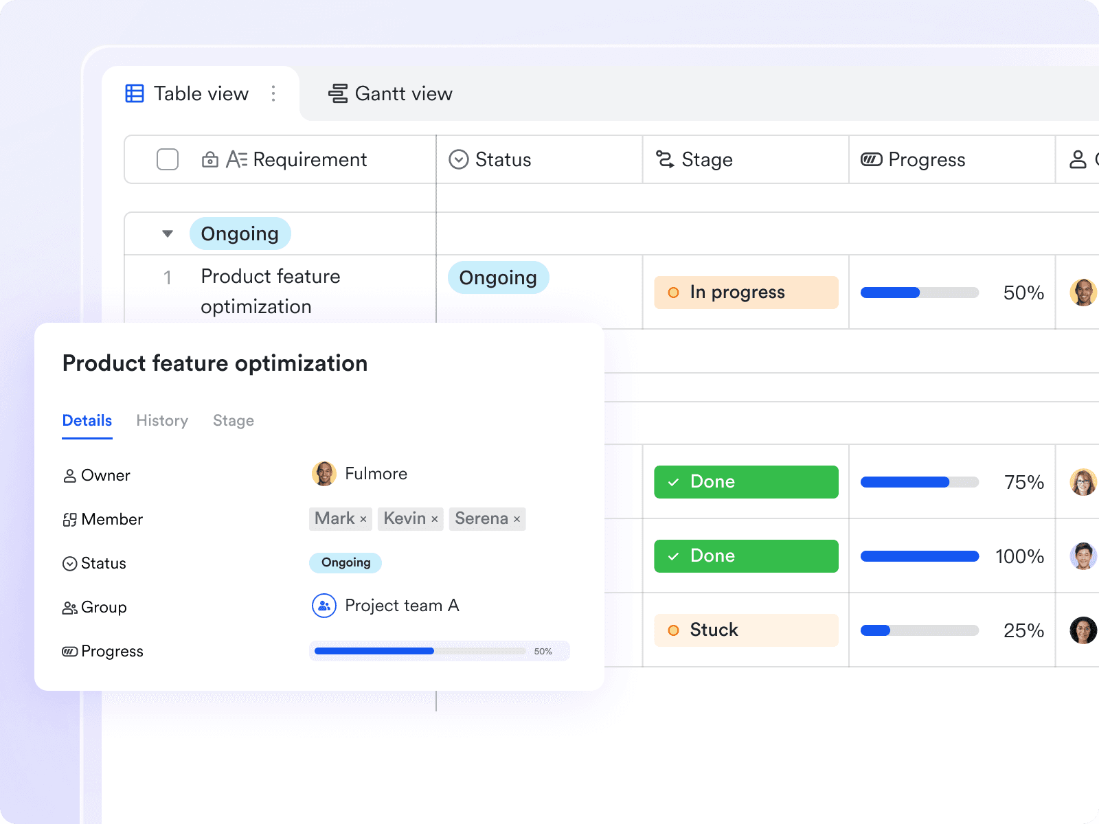 Customizing task fields in Lark Base