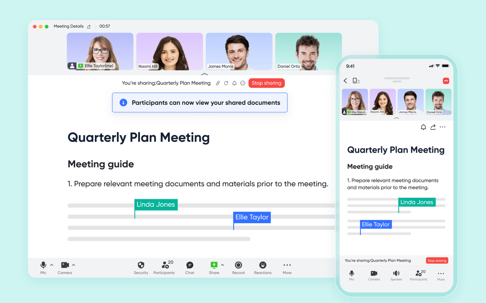 Lark Meetings Magic Share