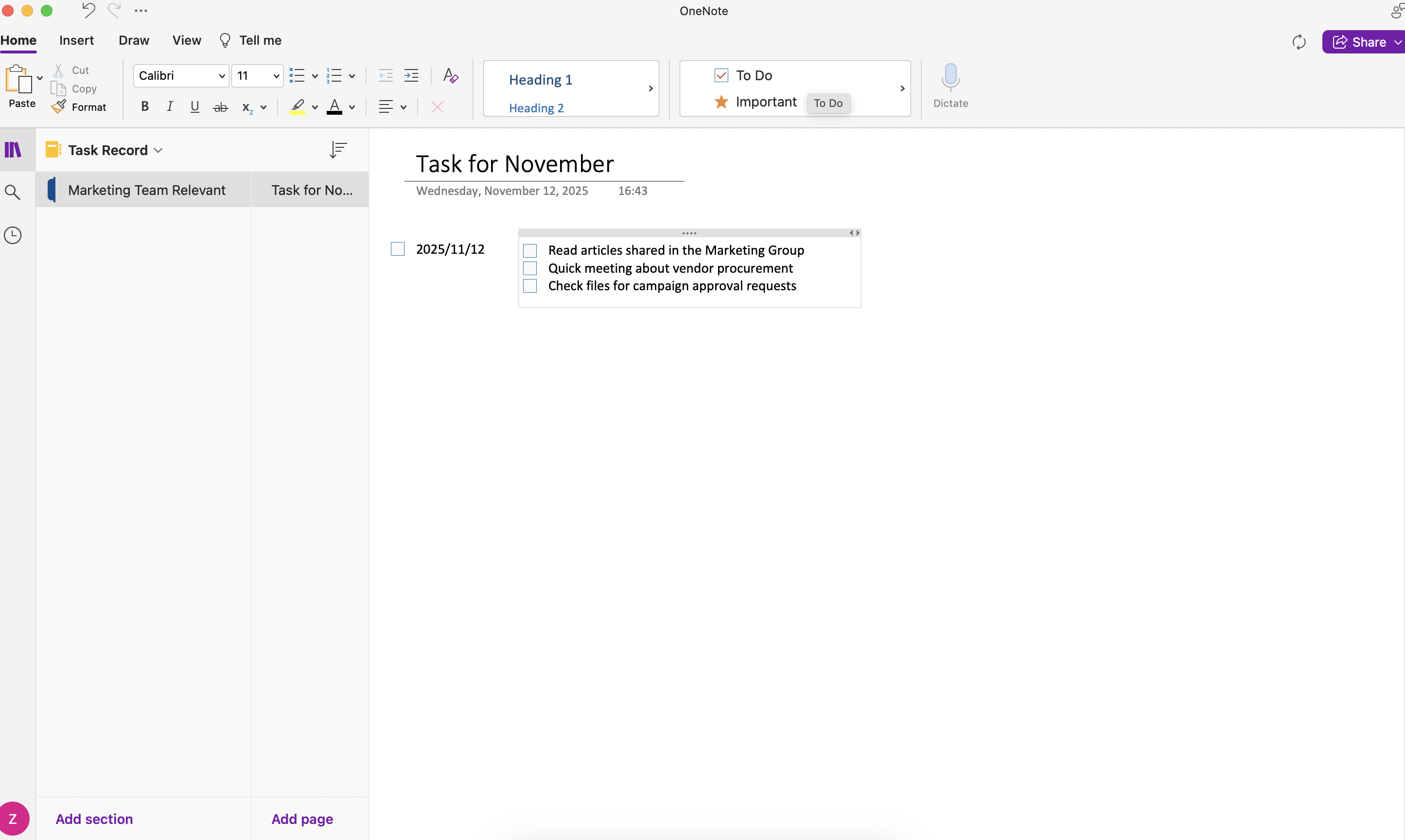 Track tasks and progress systematically