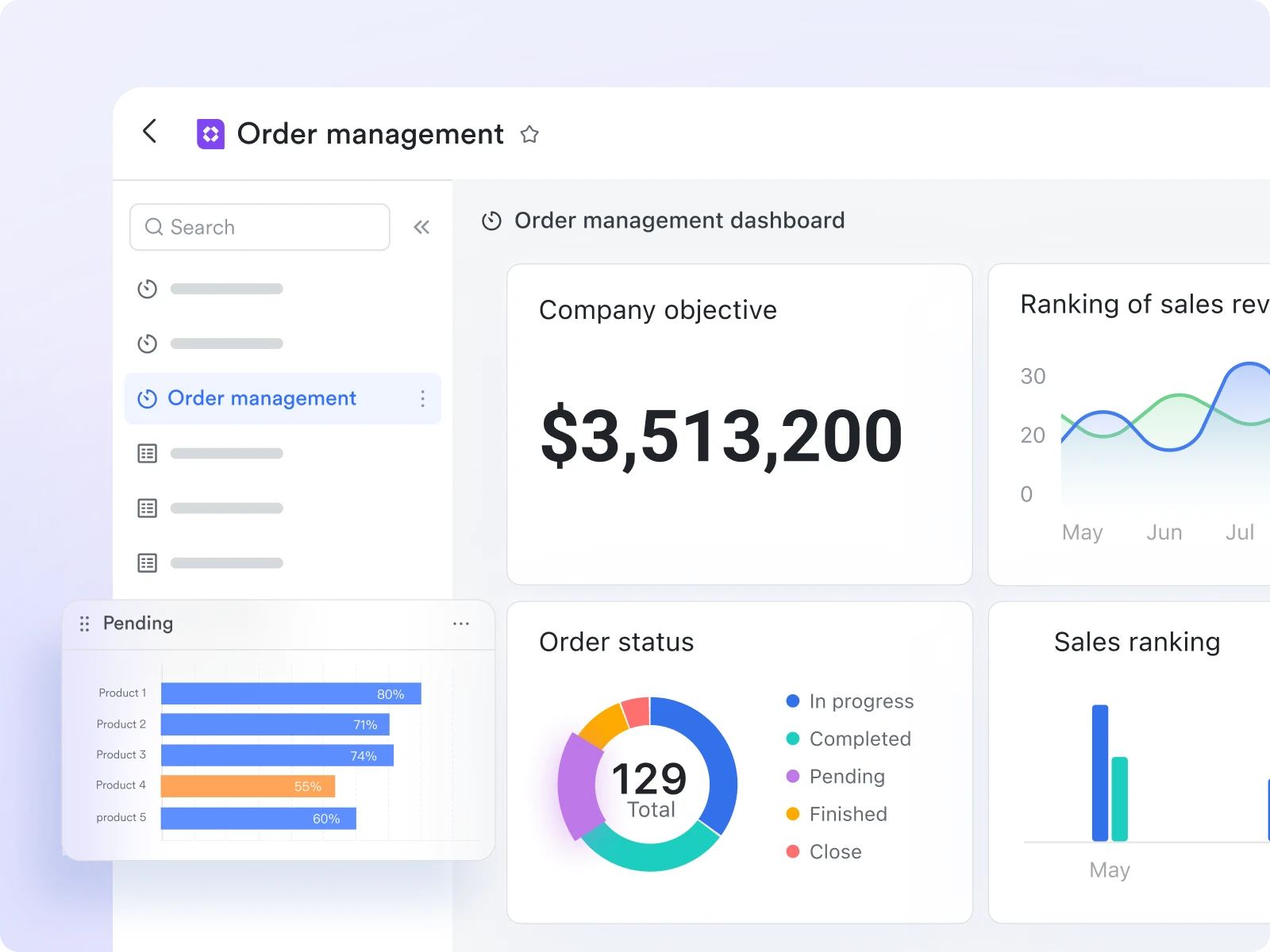 Lark Base to manage orders and delivery timelines efficiently