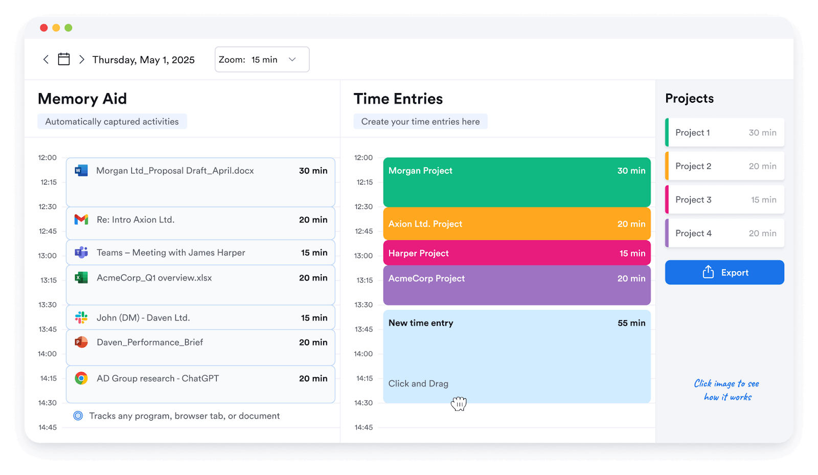 3. Memtime: Activity-based developer time tracking