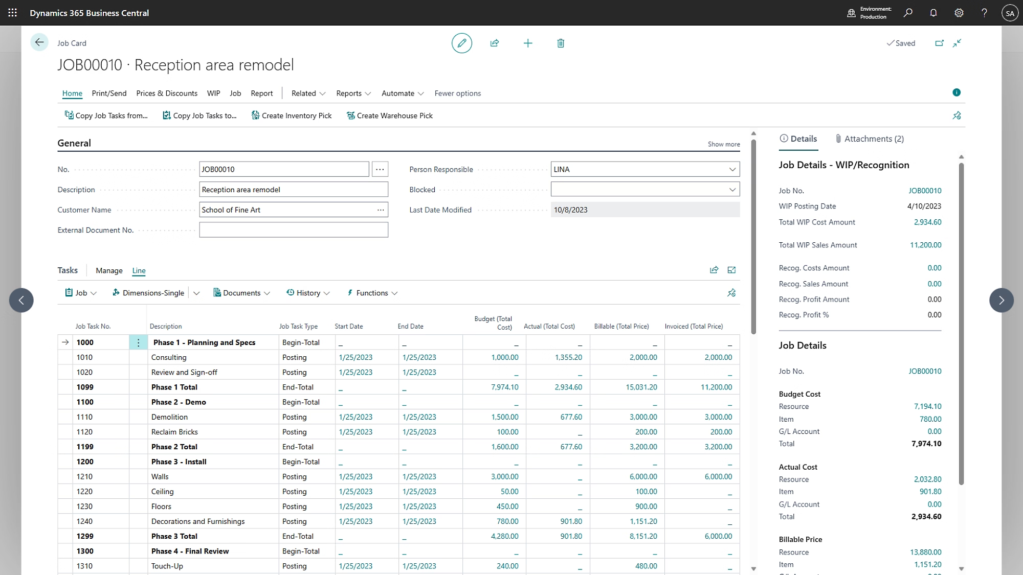 Microsoft Dynamics 365 Business Central