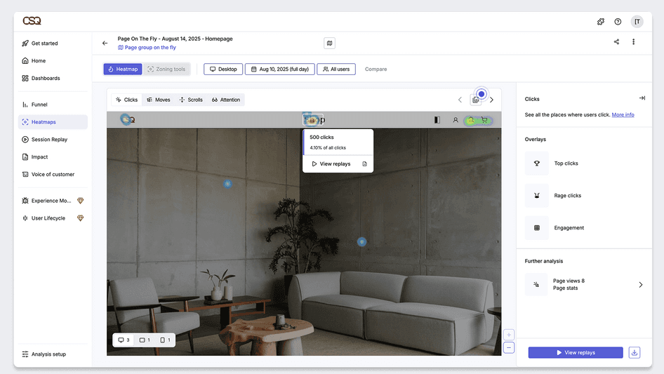 Hotjar: Best for understanding user behavior