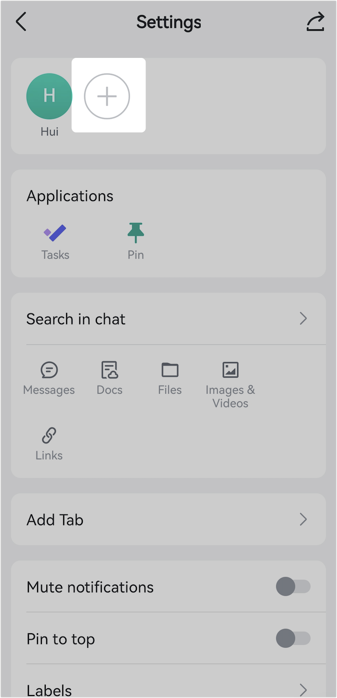 Create a group chat